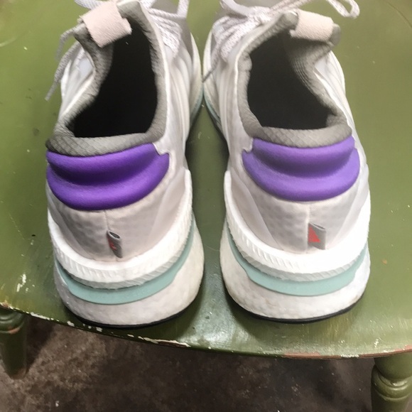 adidas Athletic Shoes - Gray and White - Picture 8 of 10